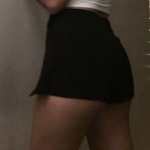 PLT black skort